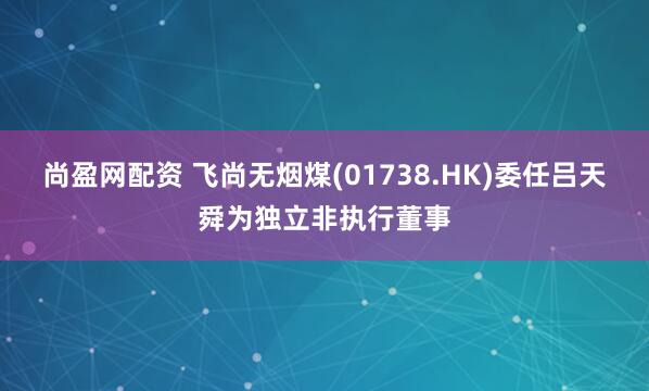 尚盈网配资 飞尚无烟煤(01738.HK)委任吕天舜为独立非执行董事